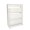 Arrow 3 Shelf Fabric Display White Vinyl Laminate