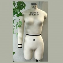 French European Inc. Half Body Leg Missy Dress Form (Sizes Available: 4, 6, 8, 10, 12)