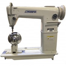 Consew Model 228R WIG High Speed Post Type Single Needle Drop Feed Lockstitch Machine