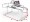 Grace Q-Zone Hoop Quilting Frame Works with Most Any Domestic Machine (SHOWN WITH OPTIONAL TOP PLATE AND HANDLES)