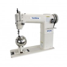 Techsew 810 Industrial Sewing Machine With Wig Attachment Assembled Table and Motor